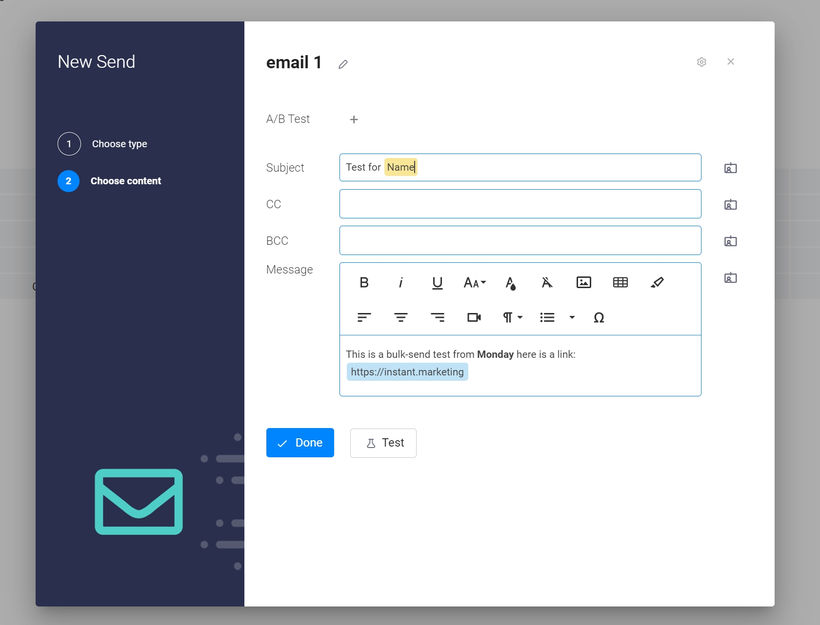 Email Configuration